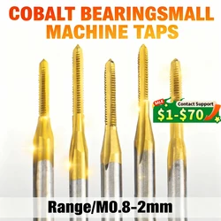 HSSE With TIN Forming Tap  M0.8 M0.9 M1.0 M1.5 M2.0 M1.3X0.3 M1.6X0.35 M1.9X0.4 Machine Screw Thread Taps