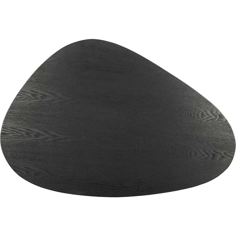 Safavieh Home Collection Rocco Retro Mid-Century Black Wood Coffee Table