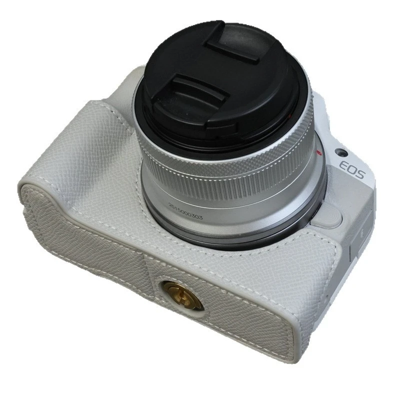 Photography protective case, For Canon EOS R50 R100 camera bag protective leather case r50 half set base R100