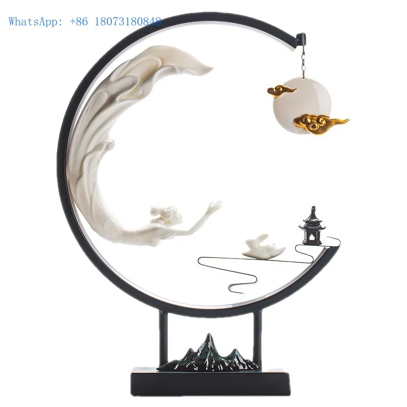 Chinese Style Home  Decor Office Decoration The Goddess Chang'e fly to the moon Sun Wukong arrives