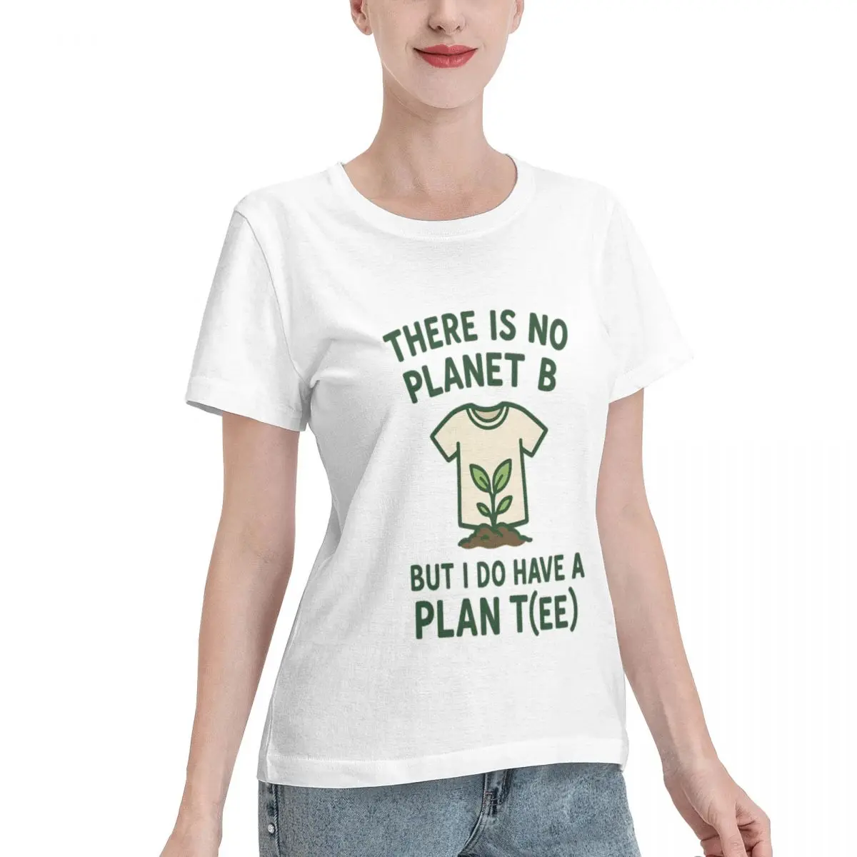 Street Pick Plan T(ee) No Planet B Earth Day 2025 Women's T-shirt Y2K Everyday Tee