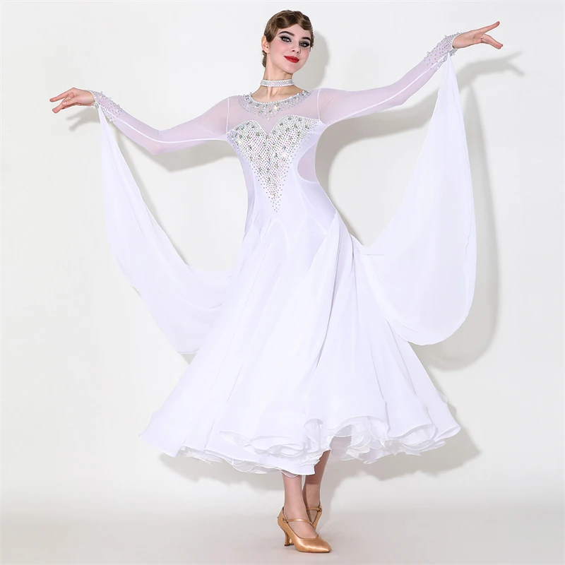 

ODBD1296 Hot Sale High Quality Performance Wear Women Ballroom Competition Dress