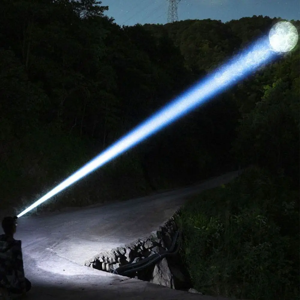 Type -C Rechargeable LED Induction Headlamp Emergency High Powerful Fishing Headlight Adjustable Mode Waterproof