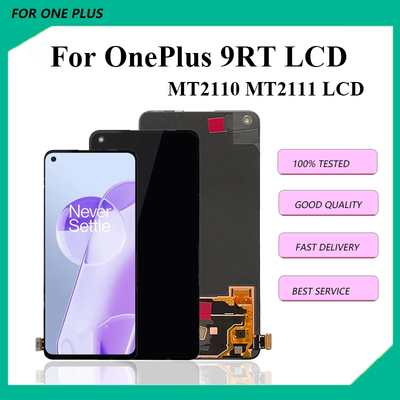 

Original AMOLED For OnePlus 9RT LCD Display Touch Screen Digitizer Replacement Parts For One Plus MT2110 LCD Display