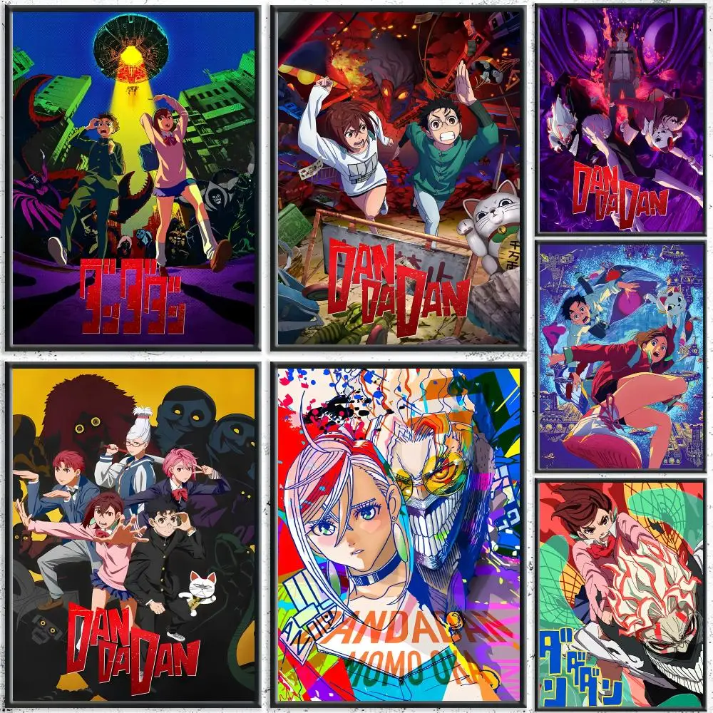 Trending Anime D-DandadanS Poster HD Self-Adhesive No Residue After Removal Ideal for All Kinds of Wall Decor