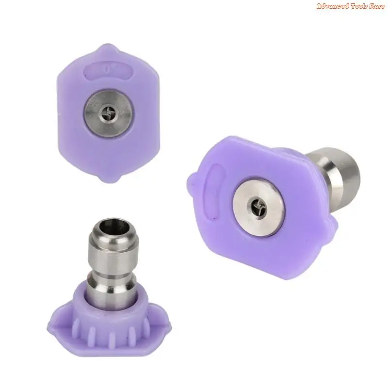 Pressure Washer Nozzle Tip 0 Degree Nozzle 1/4 Quick Connector Garden Watering W91B