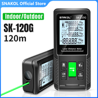 Snakol 40/50/70/100/120M Green Red Laser Rangefinder Distance Meter Laser Tape Range Finder Building Electronic Ruler