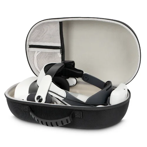 Bolsa de almacenamiento de viaje dura para gafas Meta Quest 3 3S VR, carcasa dura impermeable, accesorios Quest3, Estuche de transporte portátil