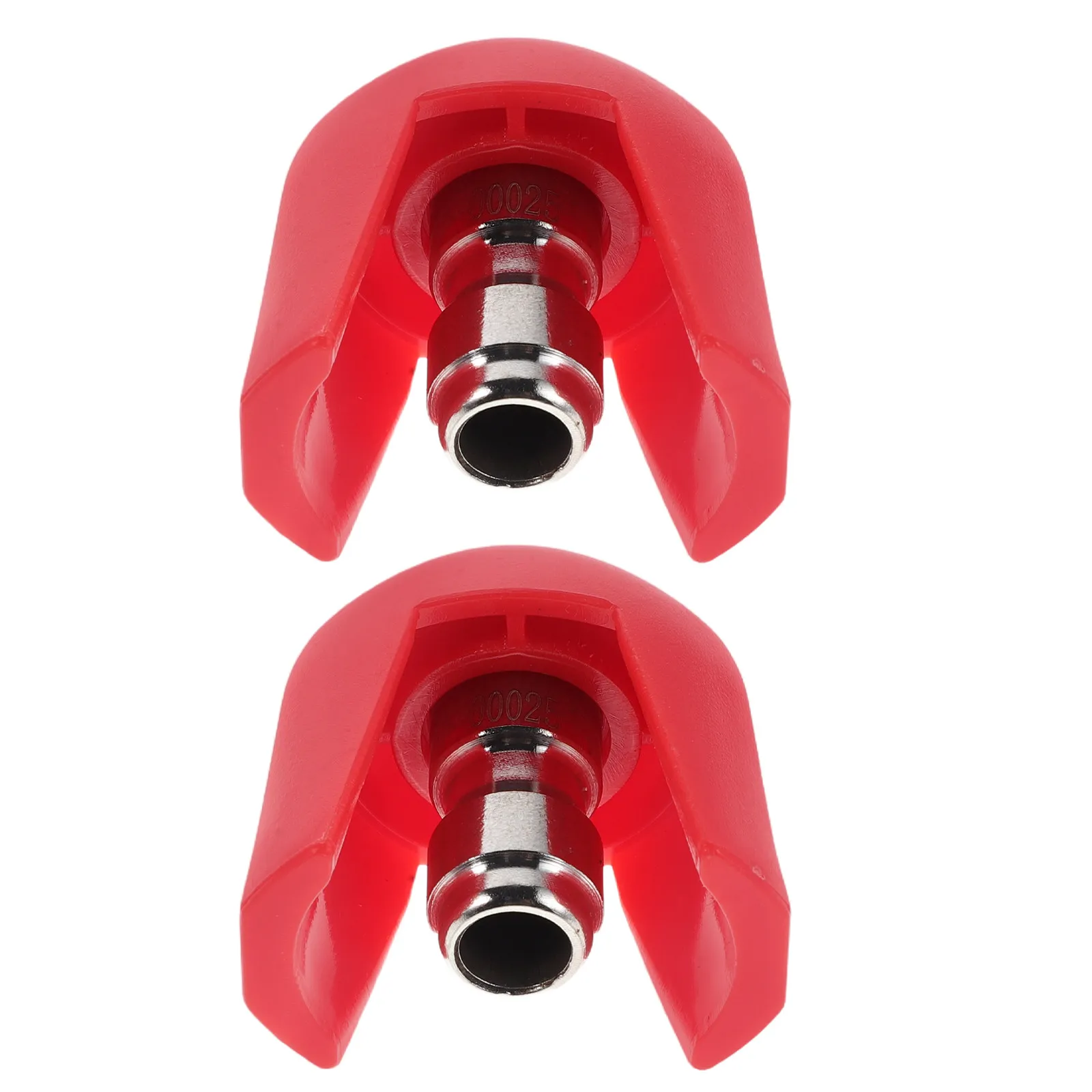 2Pcs Washing Nozzle Quick Connect High Pressure Washer Nozzle Adapter Plastic Alloy Car Washing Hose Attachment Outdoor Cleaning