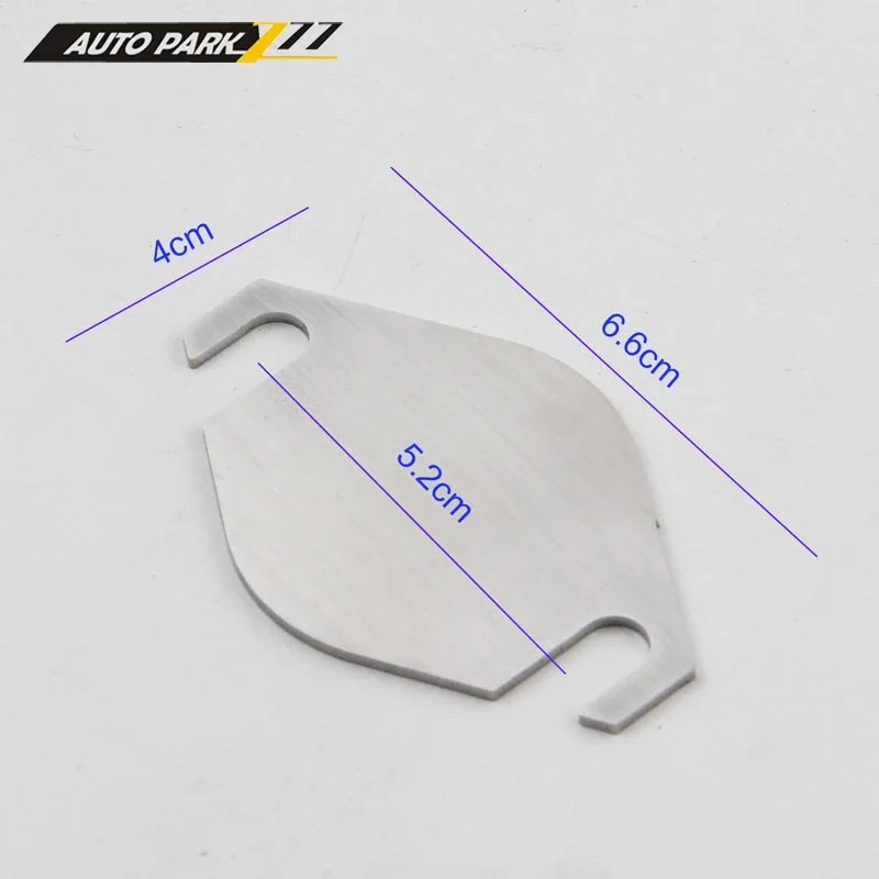 wholesales 10pcs stainless steel valve blanking plate for PEUGEOT 2.0 HDI 307 308 407 3008 5008 607