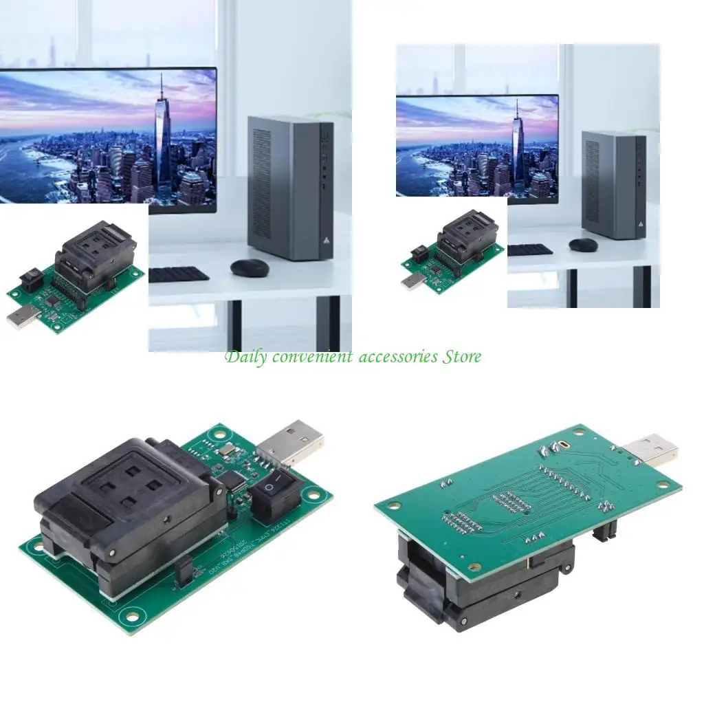 

Усовершенствованная USB-подставка для программирования 97QB eMMC153/169 для удобного тестирования