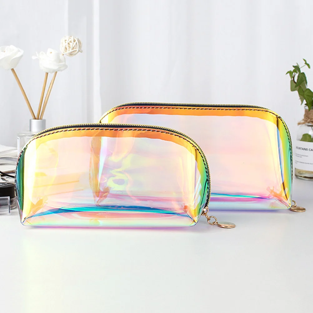 

Transparent Bag Small Size Waterproof Makeup Bag Clear Handbag Storage Bags for Women Elegant Evening Party Prom