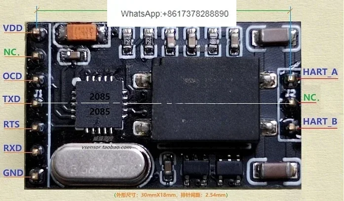 

Хост-модуль Hart 8500, чип HART, электромагнитная изоляция, модем Hart-модем