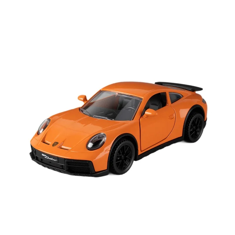 Nuevo modelo de coche deportivo 911 de 1 a 32mini con sonido y luz, coche de juguete para niños, modelo de sonido, regalo ornamental de escritorio