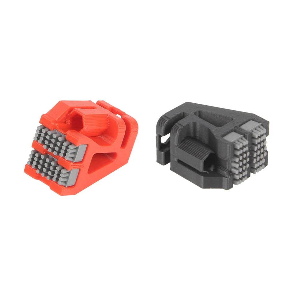 

As The Picture Dual Head Brush Dual Head Silicone Brush Set Filament Buildup 4 Pack Brush Compatible With X1 X1C X1E P1P P1S