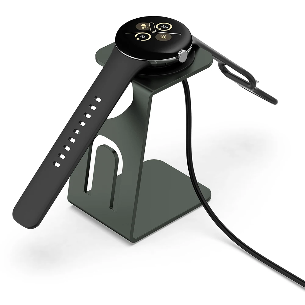

Charger Dock Stand Bracket Holder Metal Anti-Slip for Google Pixel Watch 3 41mm 45mm for Google Pixel Watch 2/Fitbit Ace LTE