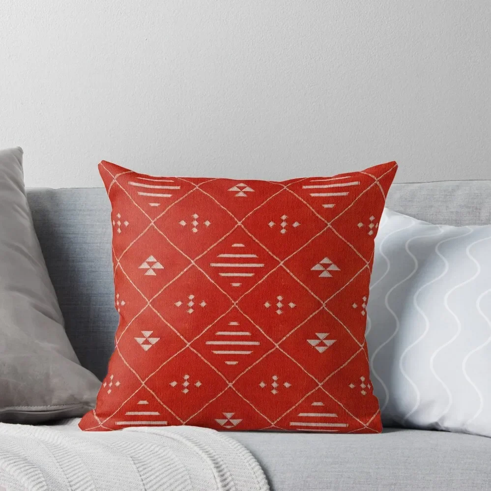 

Ruby Radiance: Bohemian Moroccan Geometric EleganceMoroccan Geometric Artistry Throw Pillow Cushion Cover Luxury pillow