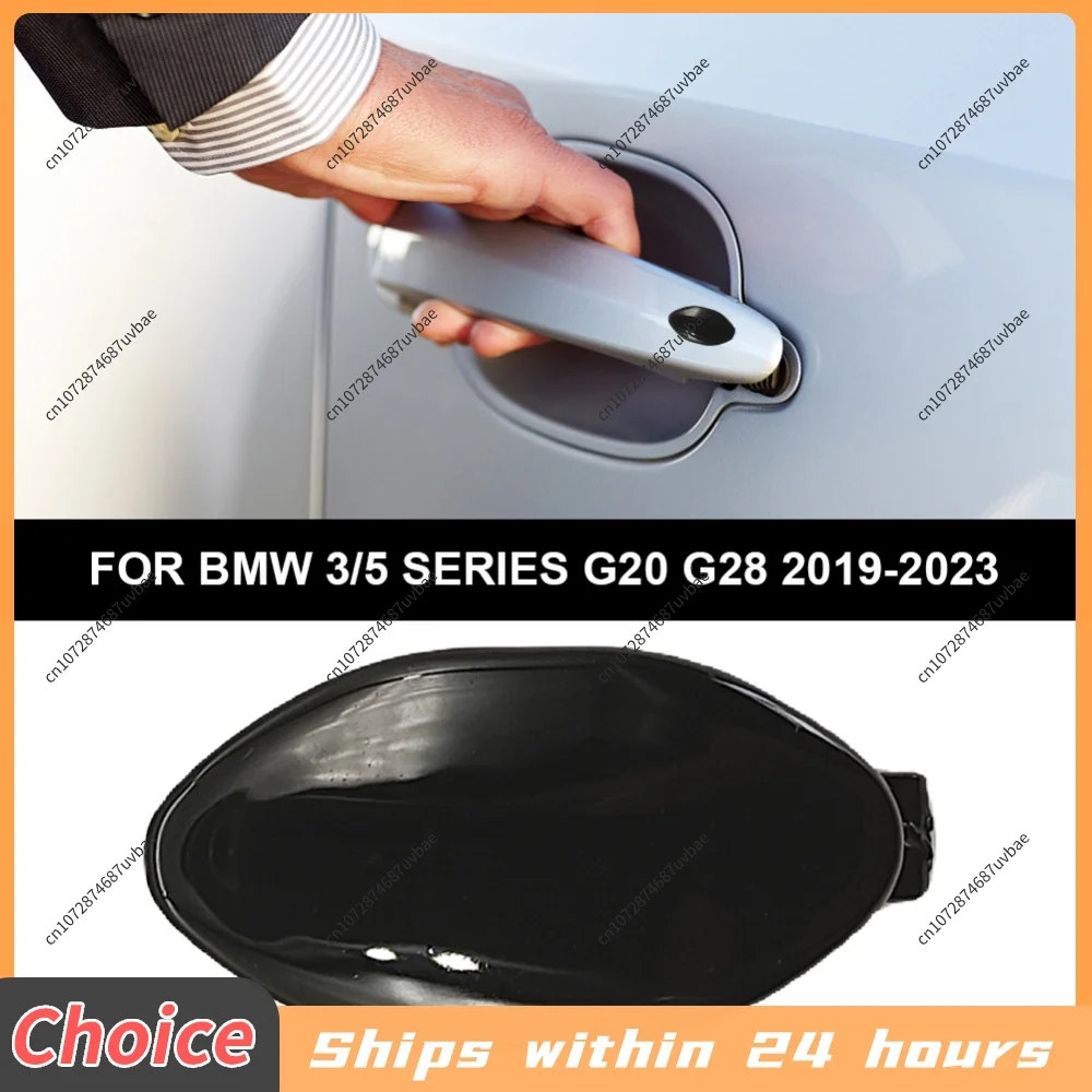 Outer Door Handle Hole Cover Cap 51217489341 for 3 Series 5 Series G20 G28 G30 G38 Outer Door Handle Lock Key Hole Cover