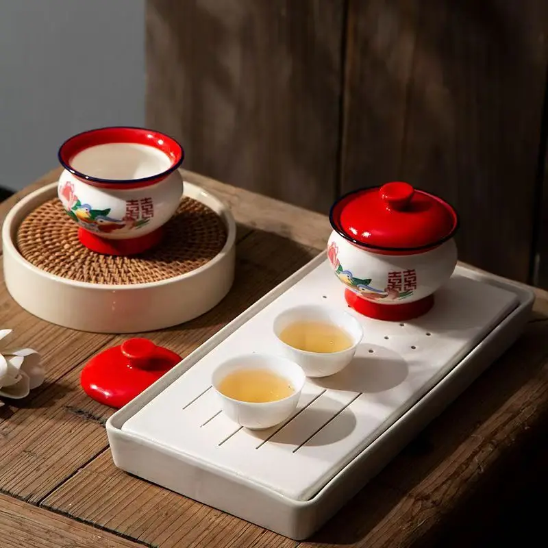 High Appearance Spittoon Ashtray with Lid, Anti Fly Home Decoration, Creative Personality, Retro Decoration Spittoon Ashtray