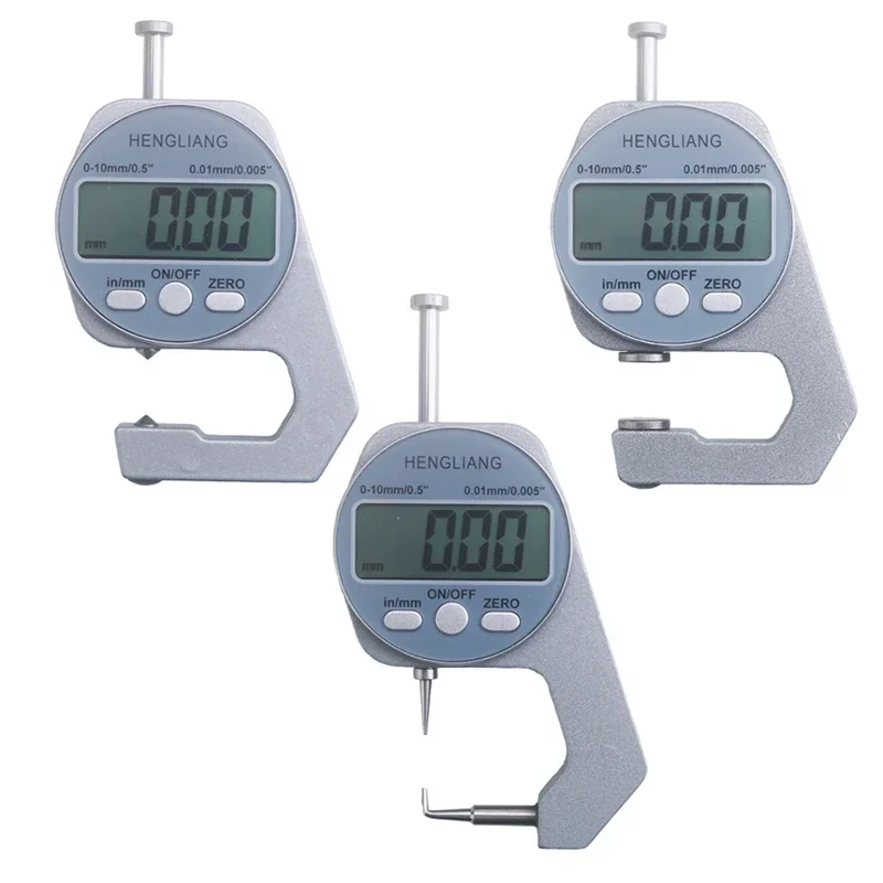 

Dial Indicator Electronic Display Thickness Gauge 0-12.7mm Paper, Leather, Foam Thickness Measurement Digital Display Instrument