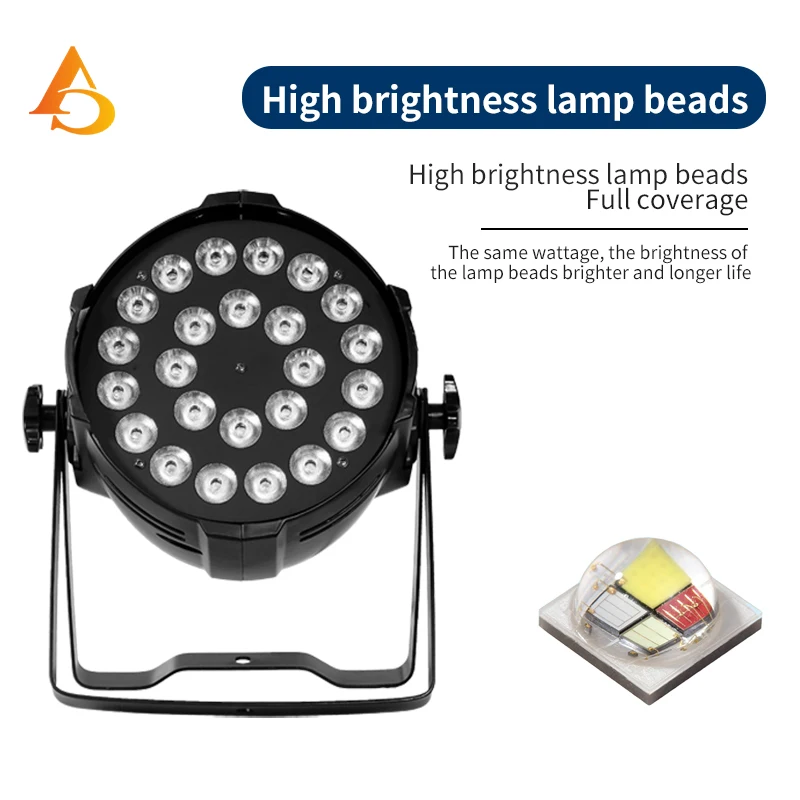 24x12 واط RGBW/24x18 واط RGBWA + UV 6 في 1 LED الاسمية ضوء الألومنيوم ضوء المرحلة DMX512 التحكم DJ ديسكو أضواء الزفاف المرحلة الإضاءة