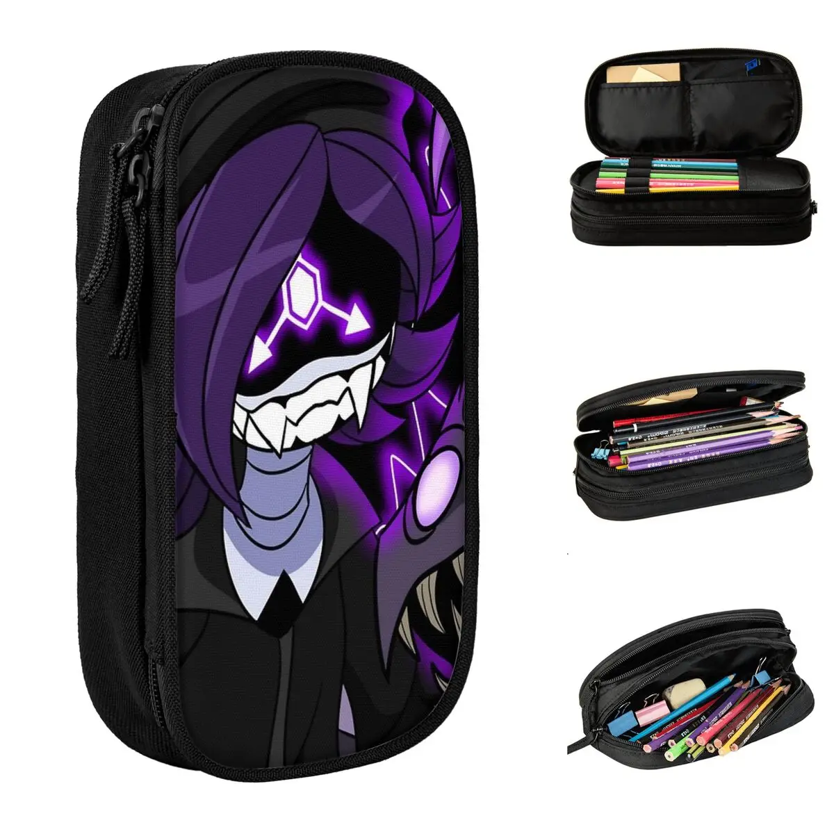 

Murder Drones Uzi Pencil Case Cute Pen Box Bags Girl Boy Big Capacity Students School Cosmetic Pencilcases