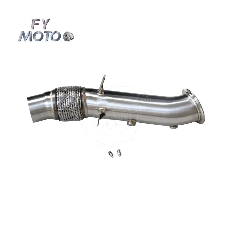 Exhaust Downpipe for BM W N55 F10 F11 F07 535i 535XI E70 X5 E71 X6 EWG 2014+
