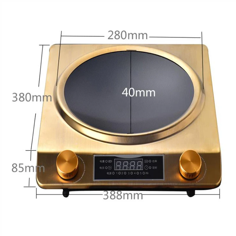 Concave Induction Cooker Home 3500w High Power Stir-fry Hot Pot Electromagnetic Concave Z35-3501 2025 New