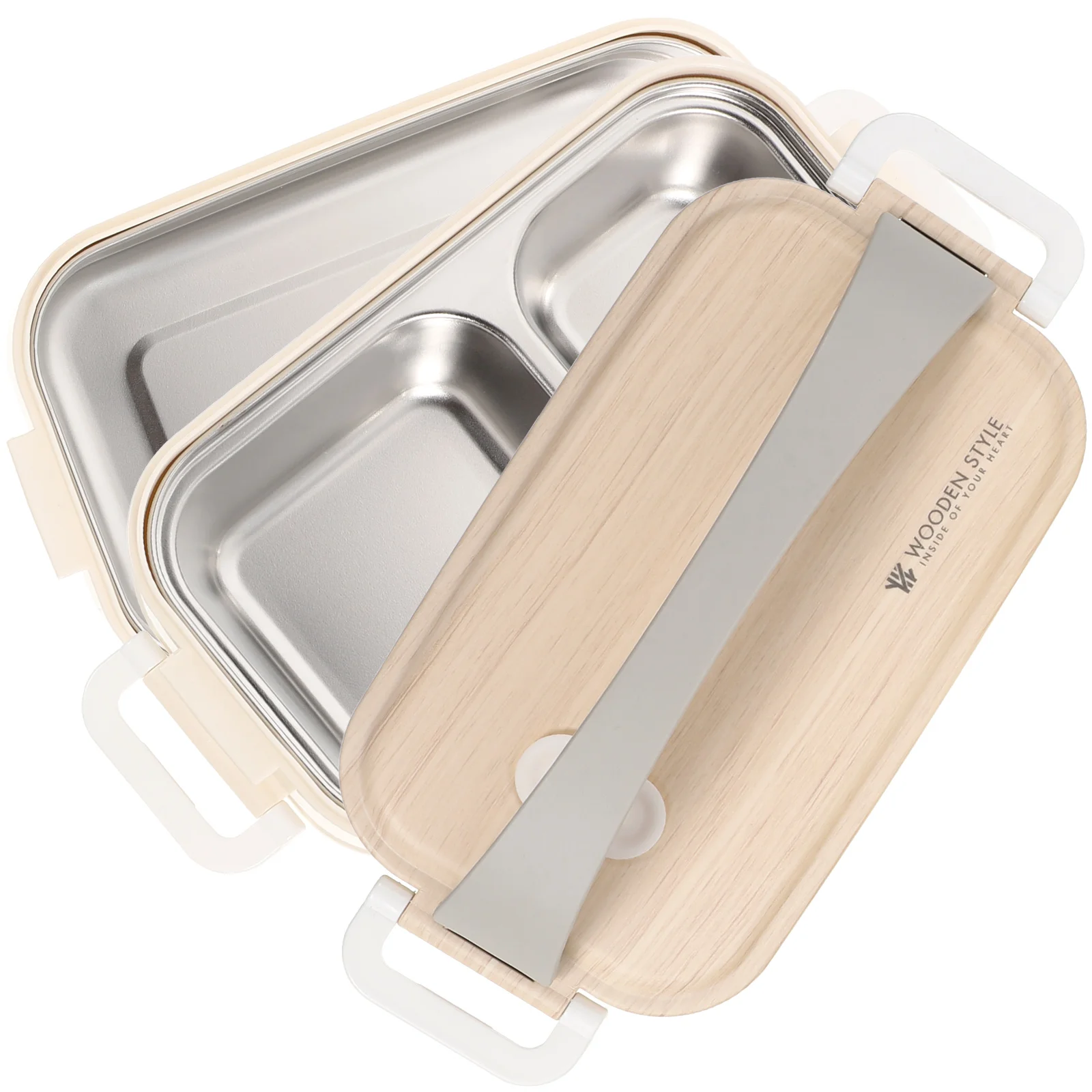 

Double Layer Lunch Box Stainless Steel Food Storage Containers for Boxes Bento-style Lunchbox Snack Meal Prep Pp Miss