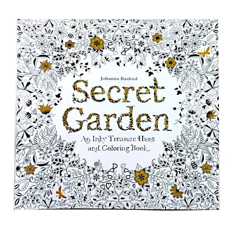 3 Pcs/Set Coloring Books for Children - Secret Garden Enchanted Forest Animal Kingdom English Edition Drawing