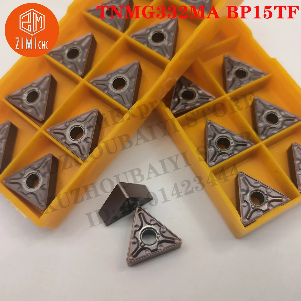 TNMG332MA BP15TF TNMG 332MA Carbide Inserts External Turning Inserts Tools CNC Tool Mechanical metal lathe Turning Cutting Tools