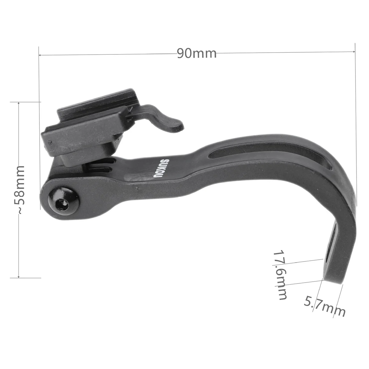 SUKOU Bicycle Front Fork Lamp Holder for XOSS Xl400 Flashlight for GOPRO Bracket Plastic for Brompton