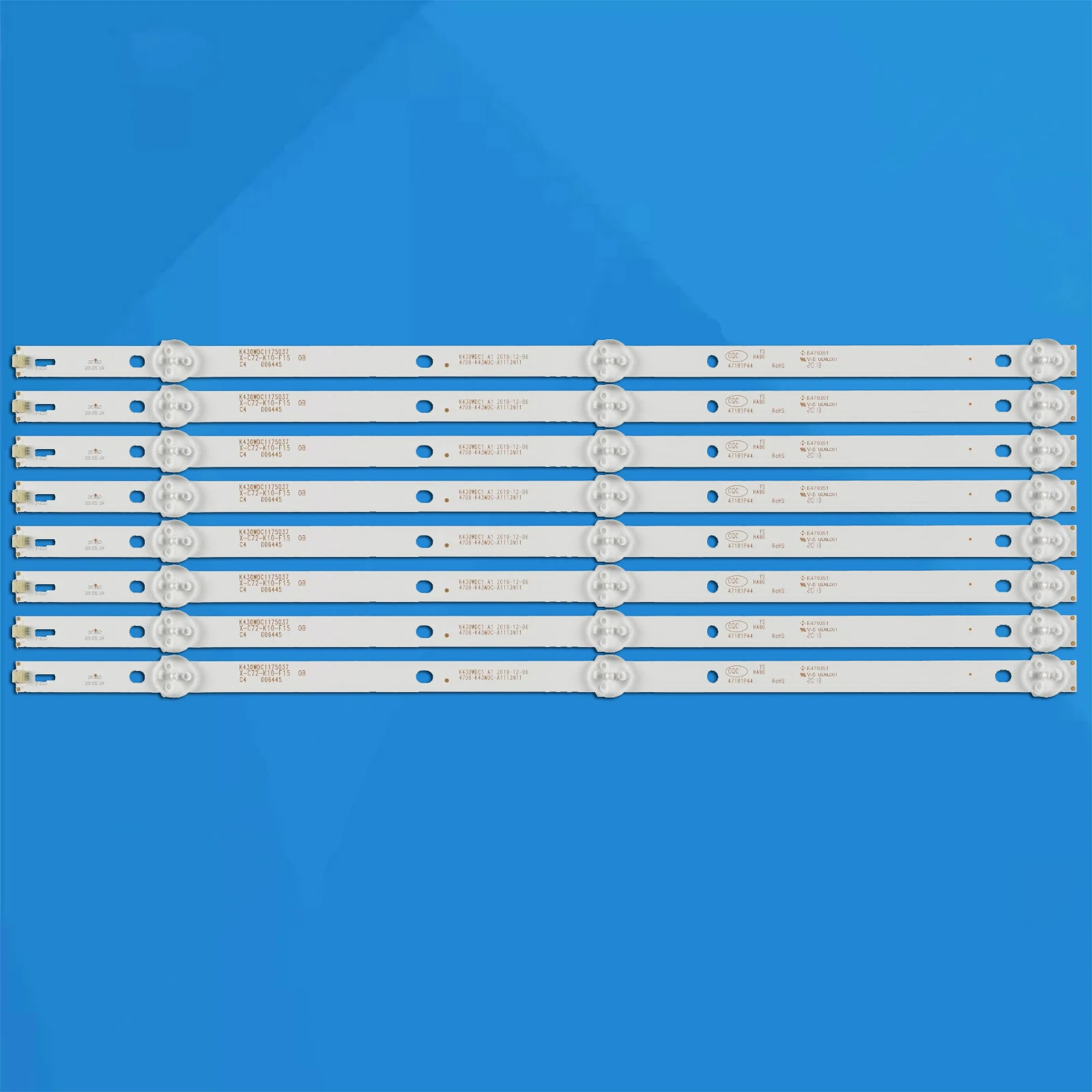 Лента светодиодной подсветки 1/5/15 комплектов K430WDC1 A1 A3 4708-K43WDC-A3113N11 A1113N11 A2113N11 Для 43PFS412 43PFS4062 43HFF5952 LE43M3579