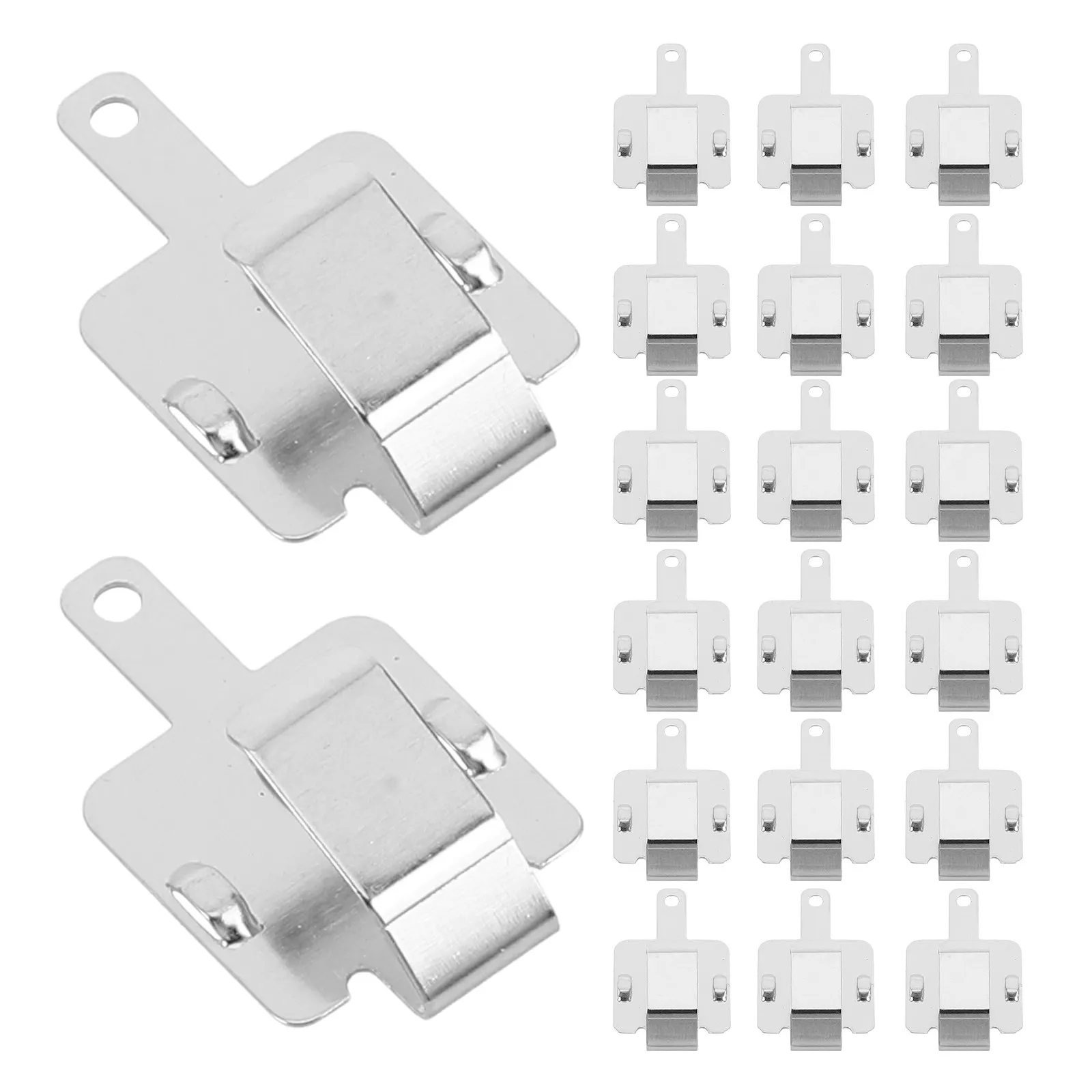 20Pcs 9V Battery Contact Spring Metal High Elasticity Terminal Plate Battery Holder Repair Electronic Appliance Connector Parts