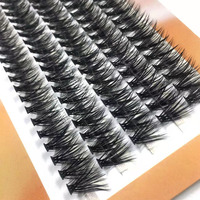 100Pcs Professional Makeup Individual C/D/DD Cluster EyeLashes Grafting False Eyelashes eyelash extension individual lash bunch