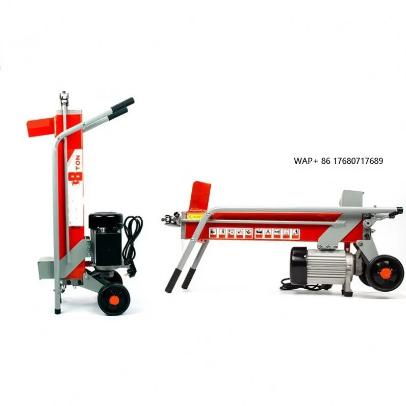 220V 8Ton Electric Kinetic Horizontal Log Splitter Hydraulic Power Pack Splitter