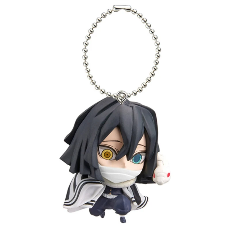 In Stock Box Egg  Blade Charm Tanjiro My Wife Zenyi Model Hand-Made Pendant Movable Doll Children'S Toy Pvc Material Gift Pin