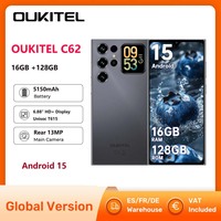 OUKITEL C62 Android 15 Smartphone 16GB +128GB Mobile Phone 6.88\