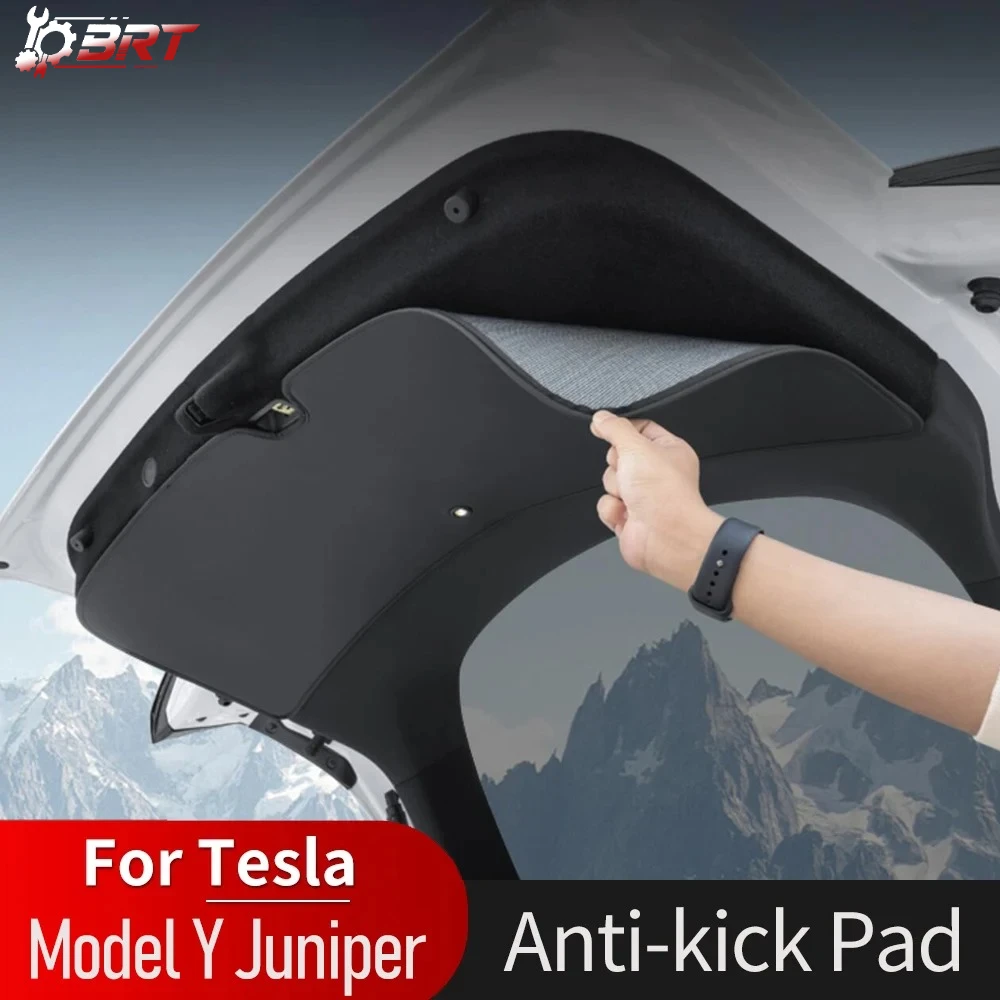 

For Tesla Model Y Juniper Model 3 Highland 2025 PU Cargo Protective Leather Pad Interior Trim Car Accessories Trunk Tailgate Mat