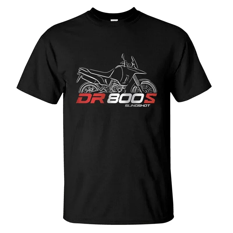 2024 Men T Shirt Casual T-shirt Suzukis DR 800 Graphic Summer Short Sleeves 100% Cotton S-3XL Cool Tee