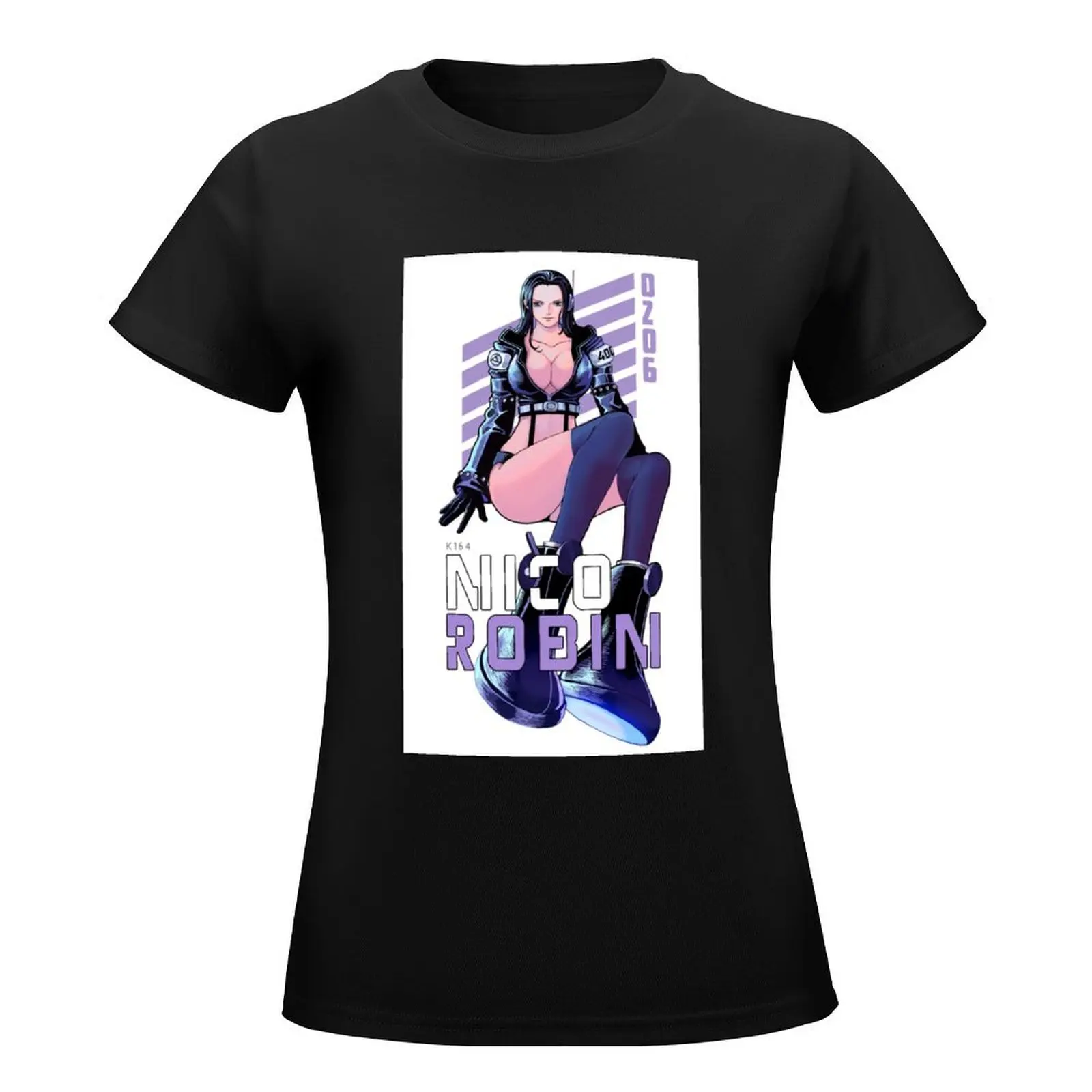 Nico Robin (Egghead Arc) T-Shirt animal prinfor Blouse black t-shirts for Women