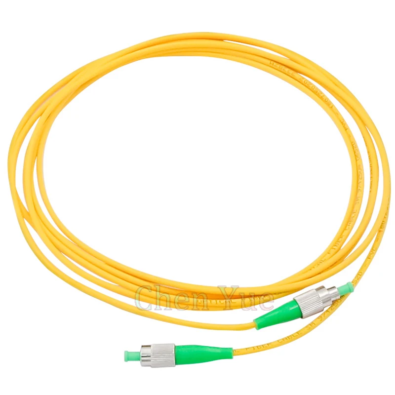 Single Mode Fiber Jumper, Optical Fiber Patch Cord, High Quality Power Cable, 0.2m-100m, FC/APC-FC/APC