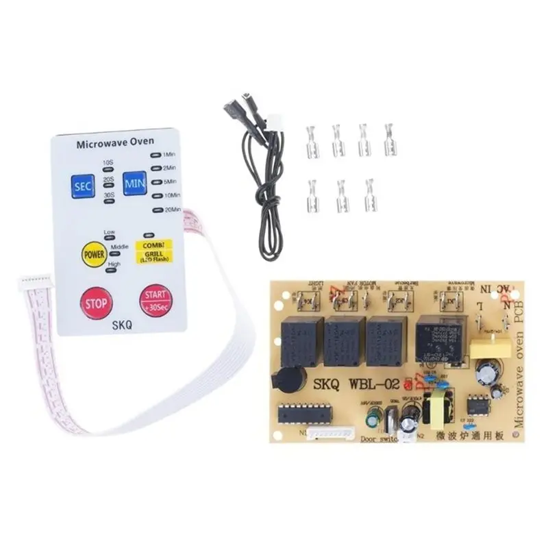 B47B-Universal Microwave Oven Control PCB Conversion Board Computer Board Replacement Repair Part