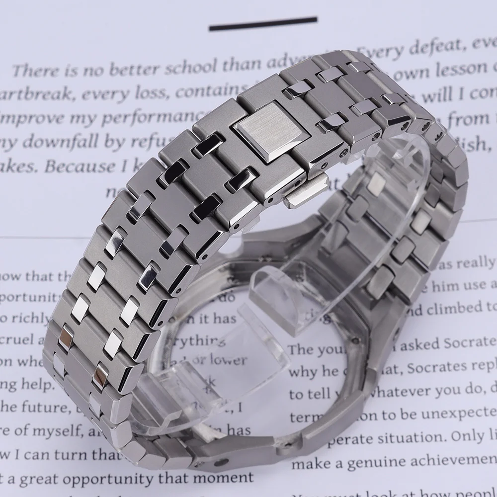 Gen4 Mod Kit for GA2100 Metal Screw Bezel Modification Watch Case Stainless Steel Strap GA 2100/2110 Replacement Kits Accessorie
