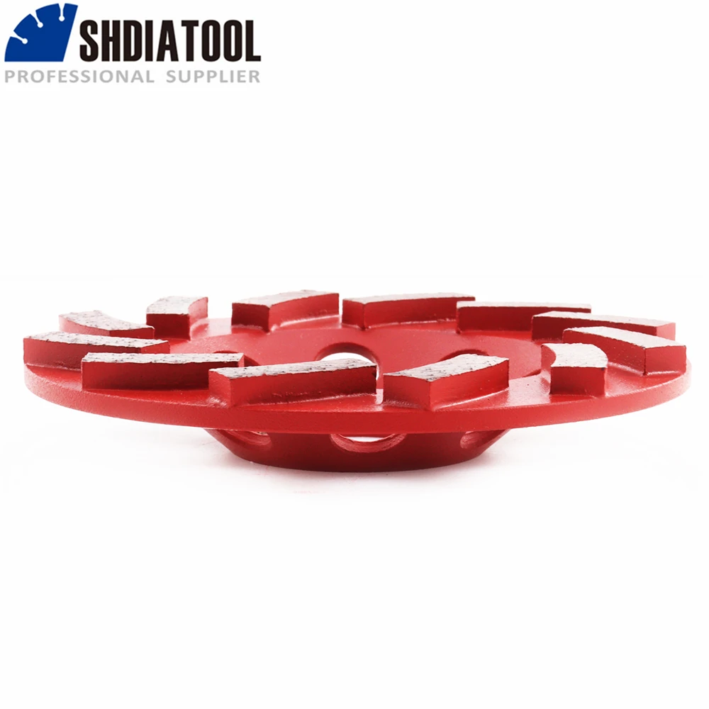 SHDIATOOL Durchmesser 4,5 Zoll (115mm) Diamant Schleifen Cup Rad Beton, schleifen Disc Segmentiert Turbo Typ Schleifen Disc Rad