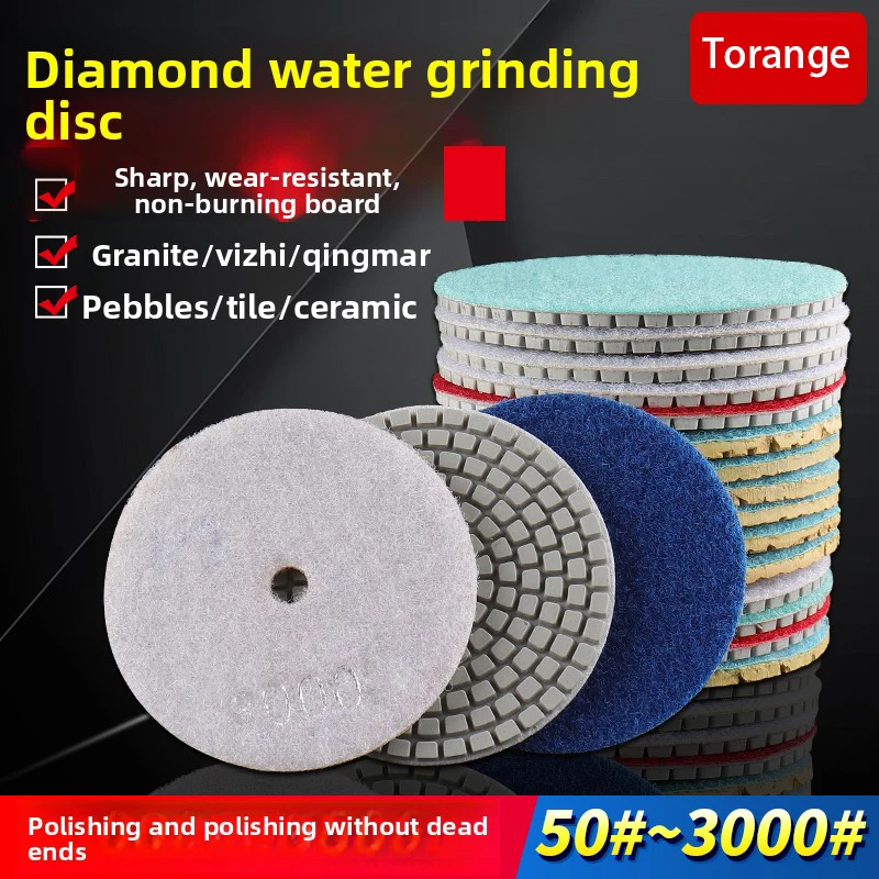 

3-дюймовые 4-дюймовые самоклеящиеся полировальные подушечки для мрамора для угловой шлифовальной машины, обрезка кварцевого камня, ремонт, полировка, лист