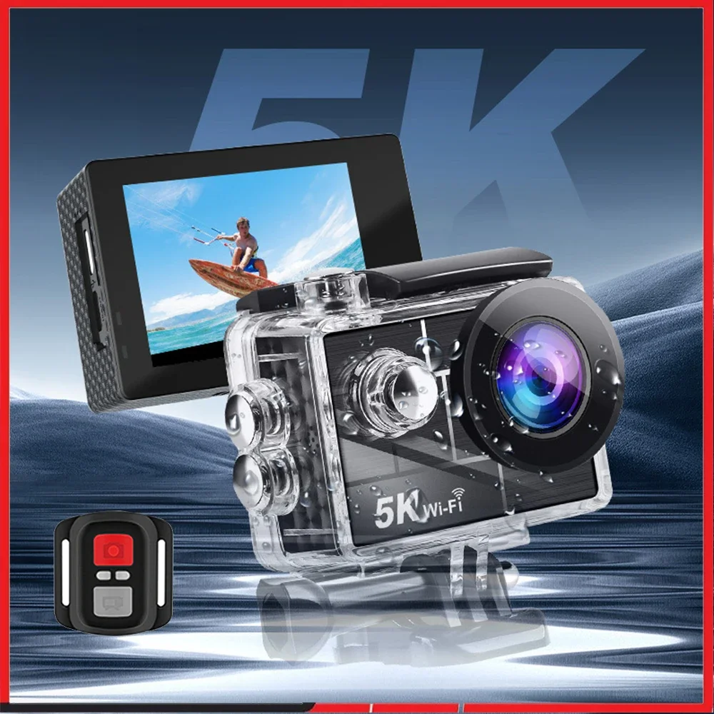 

Ultra HD 4K/60fps 24MP DVR WiFi 2 "170D Подводный шлем 30M Веде Спортивная антивибрационная экшн-камера с объективом «рыбий глаз» Sony 386