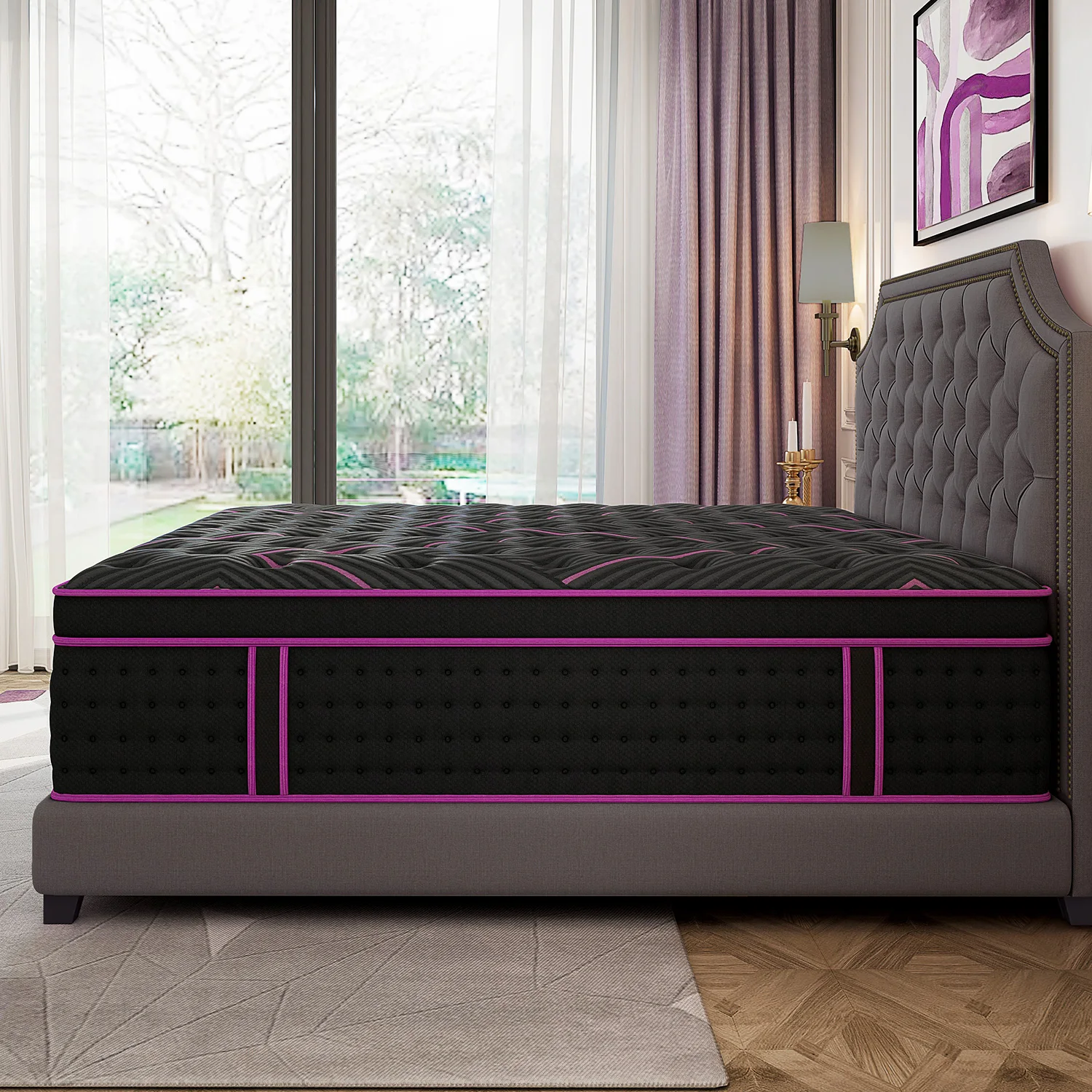 Fiberglass-Free Cooling Hybrid Mattress 6