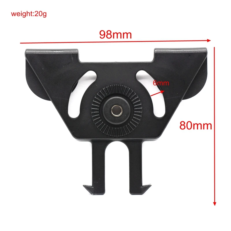 Hunting Holster Molle Quick Disconnect Kit Attachment 360 Degree Molle Vest Platform Case Adapter for G 17 19 23