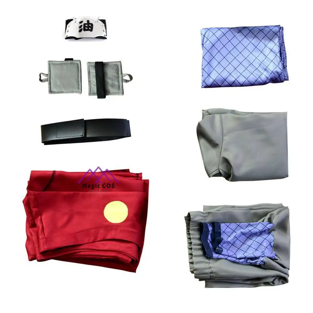 Costume de Cosplay Anime Jiraiya, vêtements de jeu de rôle, ensemble complet avec couvre-chef pour hommes adultes, costumes de fête d'halloween